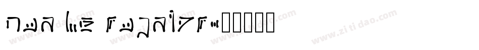 neu bz regular字体转换